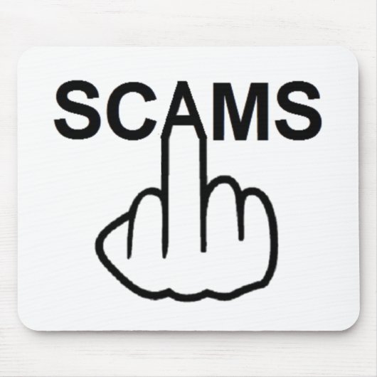 Mousepad Scams Flip Muismat (Voorkant)