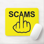 Mousepad Scams Flip Muismat (Met muis)