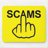 Mousepad Scams Flip Muismat (Voorkant)