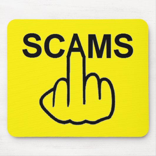 Mousepad Scams Flip Muismat (Voorkant)