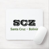 Mousepad SCZ Santa Cruz Bolivia Muismat (Met muis)