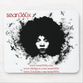 Mousepad sean360x vogels muismat (Voorkant)