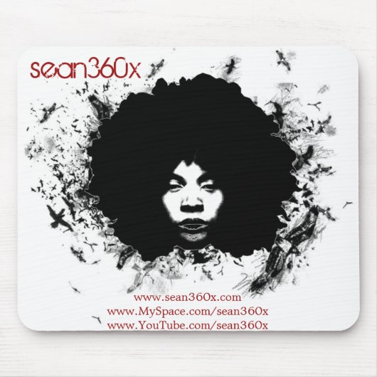 Mousepad sean360x vogels muismat (Voorkant)