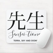 Mousepad "Sensei-tional/leraar" Muismat (Met muis)