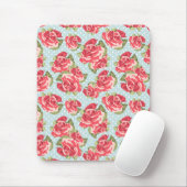 Mousepad Shabby Chic Rozen Floral  Muismat (Met muis)