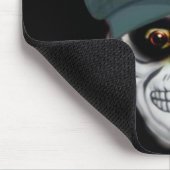 Mousepad Skeleton Head Happy Halloween Muismat (Hoek)