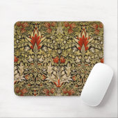 Mousepad  Snakeshead bedrukt textiel Muismat (Met muis)