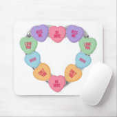Mousepad Snoep Love Hearts Muismat (Met muis)