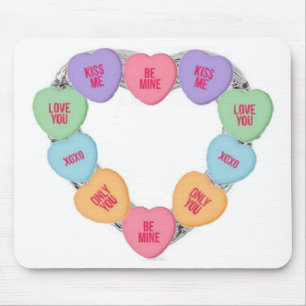 Mousepad Snoep Love Hearts Muismat