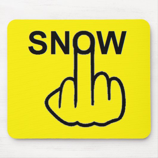 Mousepad Snow Flip Muismat (Voorkant)