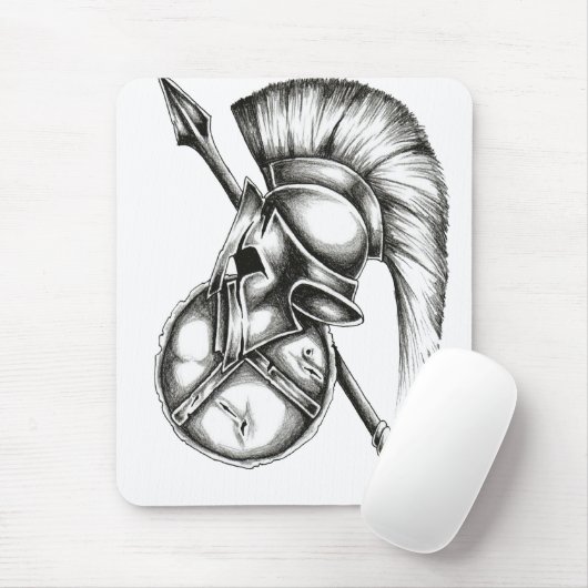 mousepad spartan muismat (Met muis)