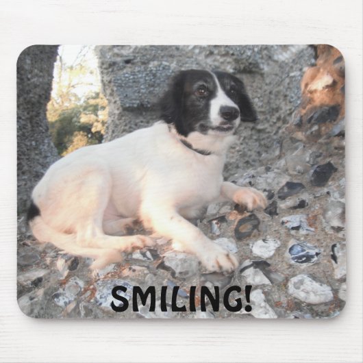 Mousepad Sprollie Bezoek Castle Smiling Muismat (Voorkant)