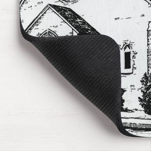 Mousepad St. Martin van de kerk van Tours Muismat (Hoek)