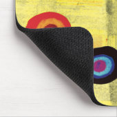 Mousepad stippen grijze oude  kleur muismat (Hoek)