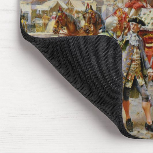 Mousepad, straat in Parijs Muismat (Hoek)