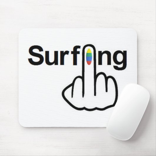 Mousepad Surfing Flip Muismat (Met muis)
