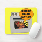 Mousepad - Thanksgiving Turkey Lawyer Muismat (Met muis)