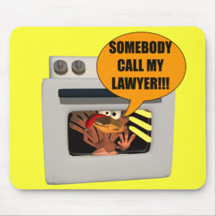 Mousepad - Thanksgiving Turkey Lawyer Muismat
