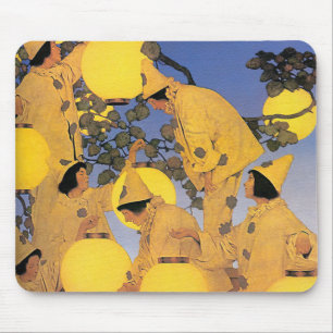 Mousepad: The Lantern Bearers - Maxfield Parrish Muismat