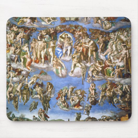 Mousepad The Last Arrest Fresco van Michelangelo Muismat (Voorkant)
