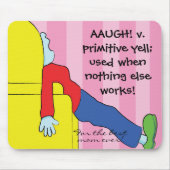 Mousepad "Toon/Mam-Primitive Yell" Muismat (Voorkant)