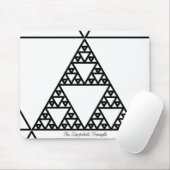 Mousepad Triângulo de Sierpiński Muismat (Met muis)