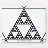 Mousepad Triângulo de Sierpiński Muismat (Voorkant)