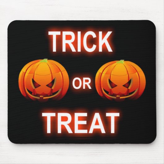 Mousepad Trick or treat Pumpkins Muismat (Voorkant)