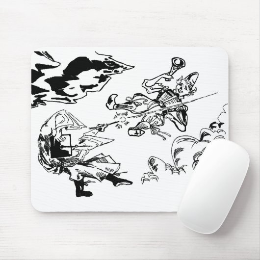 Mousepad uit de Midden-Luchtstrijd! Muismat (Met muis)