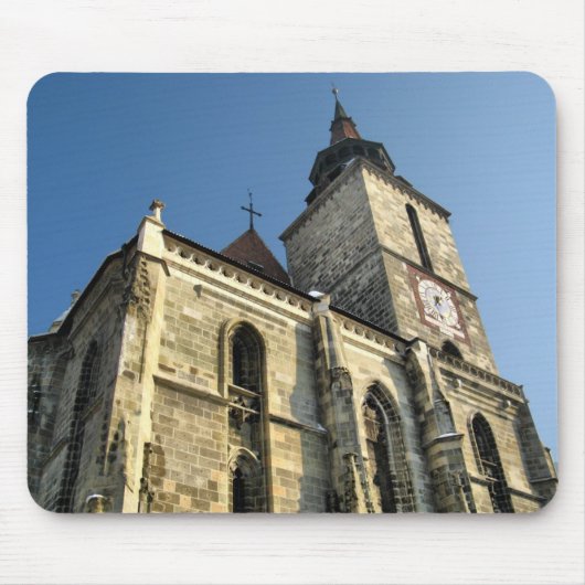 Mousepad van de Brasov-kerk Muismat (Voorkant)