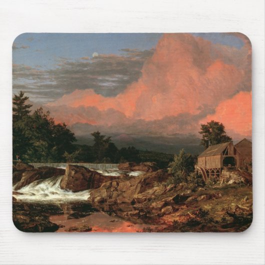 Mousepad van de Herfsten van de kerk in Rutland Muismat (Voorkant)
