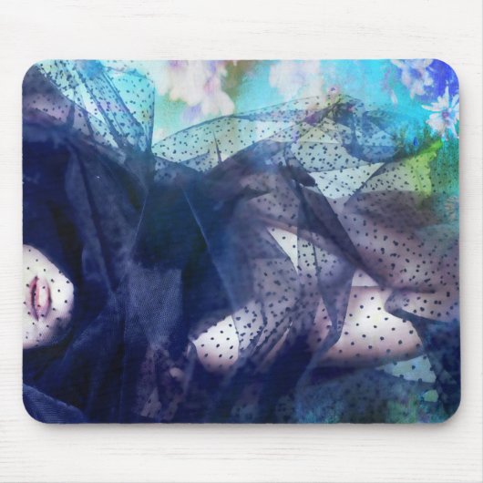 Mousepad van het besmeurde hart muismat (Voorkant)