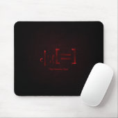 mousepad van het groezelige type muismat (Met muis)