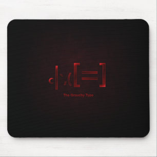 mousepad van het groezelige type muismat