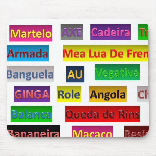 mousepad vechtsport capoeira liefde muismat (Voorkant)