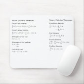 Mousepad: vectorcalculus muismat (Met muis)