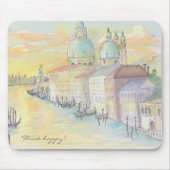 Mousepad "Venice Waterverf Sketch" Muismat (Voorkant)