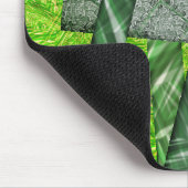 MousePad verde amarelado com riscos e traços verde Muismat (Hoek)