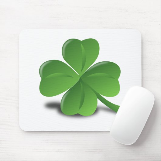 Mousepad - Vier Leaf Clover Muismat (Met muis)