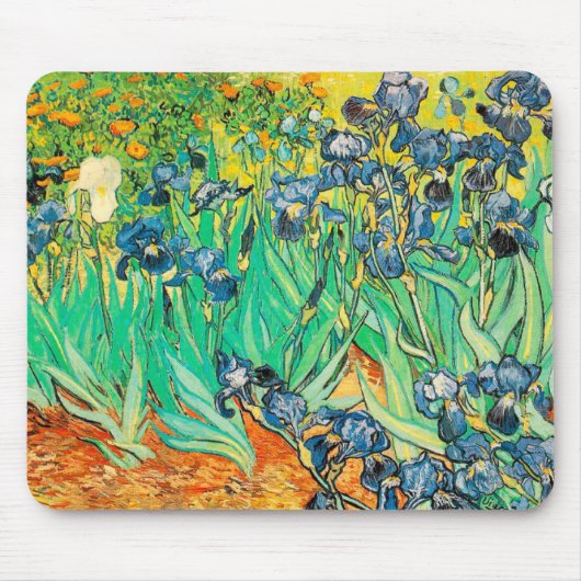 Mousepad Vincent van Gogh Irises Muismat (Voorkant)