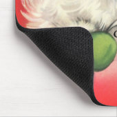 Mousepad, Vintage kerstkerstkerstkerstkerstman Muismat (Hoek)