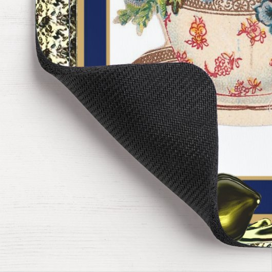  Mousepad Violet Floral 2 Muismat (Hoek)