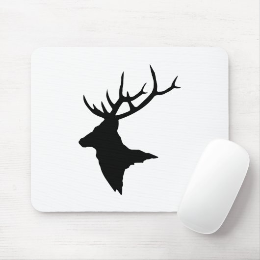 Mousepad > vlek! [zwart] muismat (Met muis)