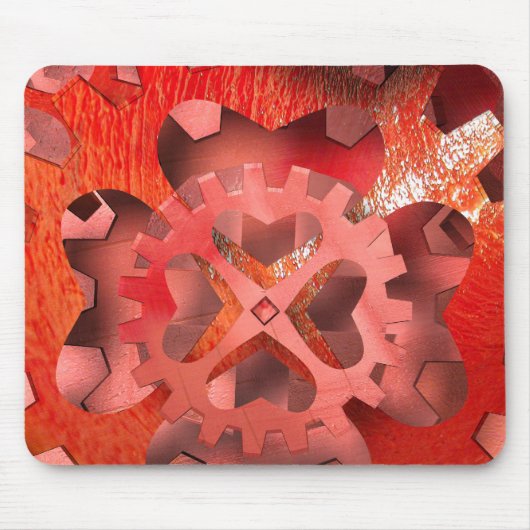 Mousepad voor 3D-tandwielen Muismat (Voorkant)
