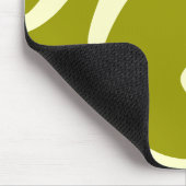 mousepad voor groen en ivoor ontwerp muismat (Hoek)