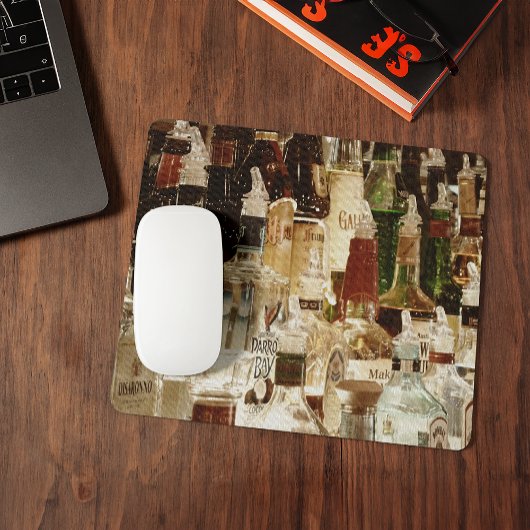 Mousepad voor vloeibare flessen muismat