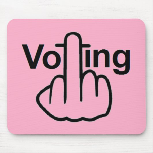 Mousepad Voting Flip Muismat (Voorkant)
