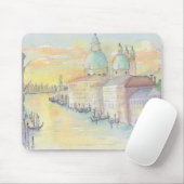 Mousepad Waterverf Sketch "Venice Italy" Muismat (Met muis)