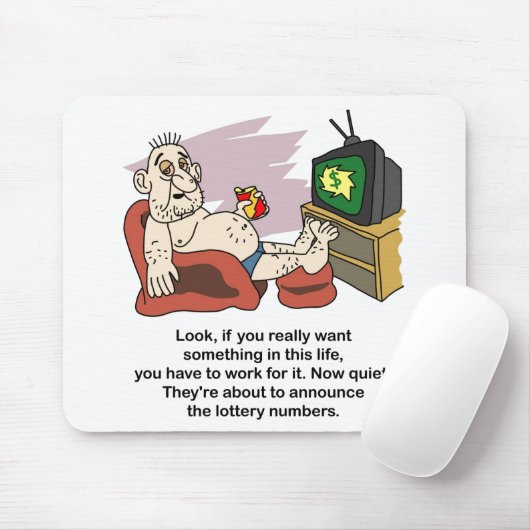 Mousepad: Werk Muismat (Met muis)