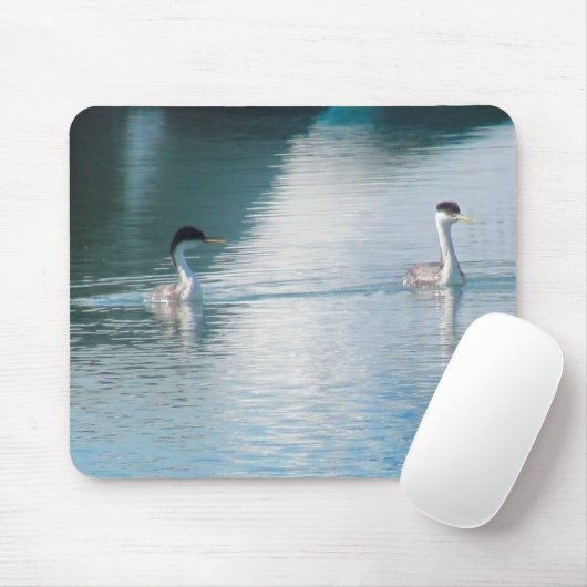 Mousepad - Westerne Grebe Muismat (Met muis)